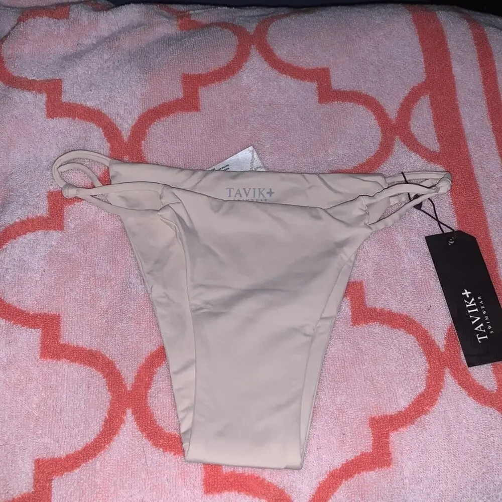 TAVIK Asher Bikini Bottoms. Tapioca. XS‎